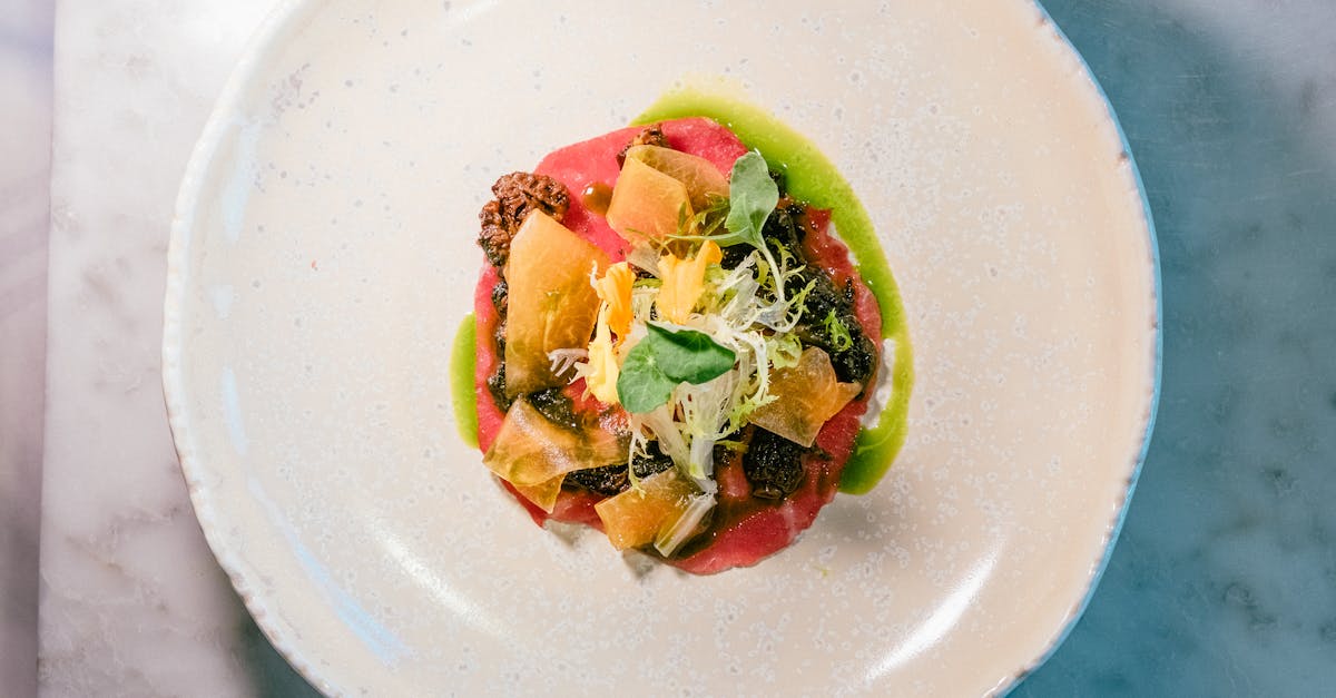 Modern Australian plated tasting dish — Melbourne fine dining