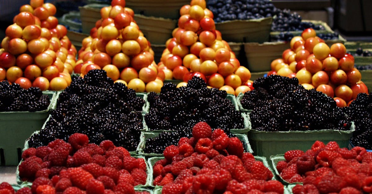 Queen Victoria Market fresh produce stalls — Melbourne food markets