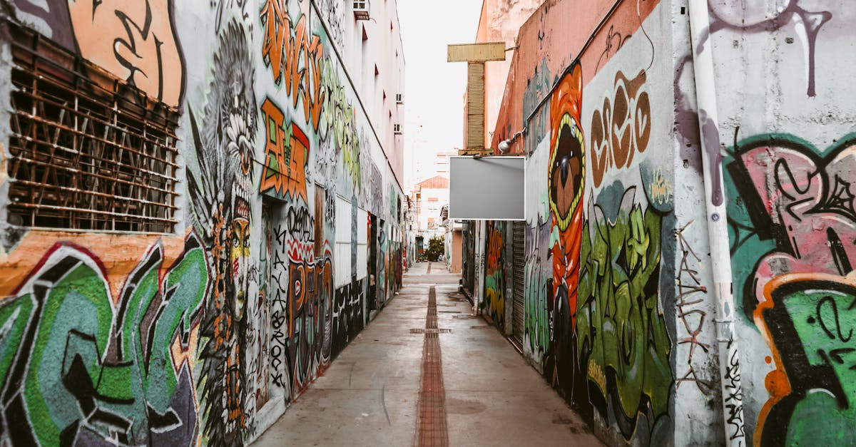 Melbourne street art — laneway graffiti and murals