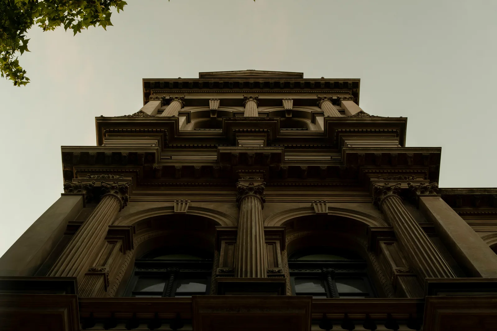 Grand Victorian gold-rush architecture in central Bendigo