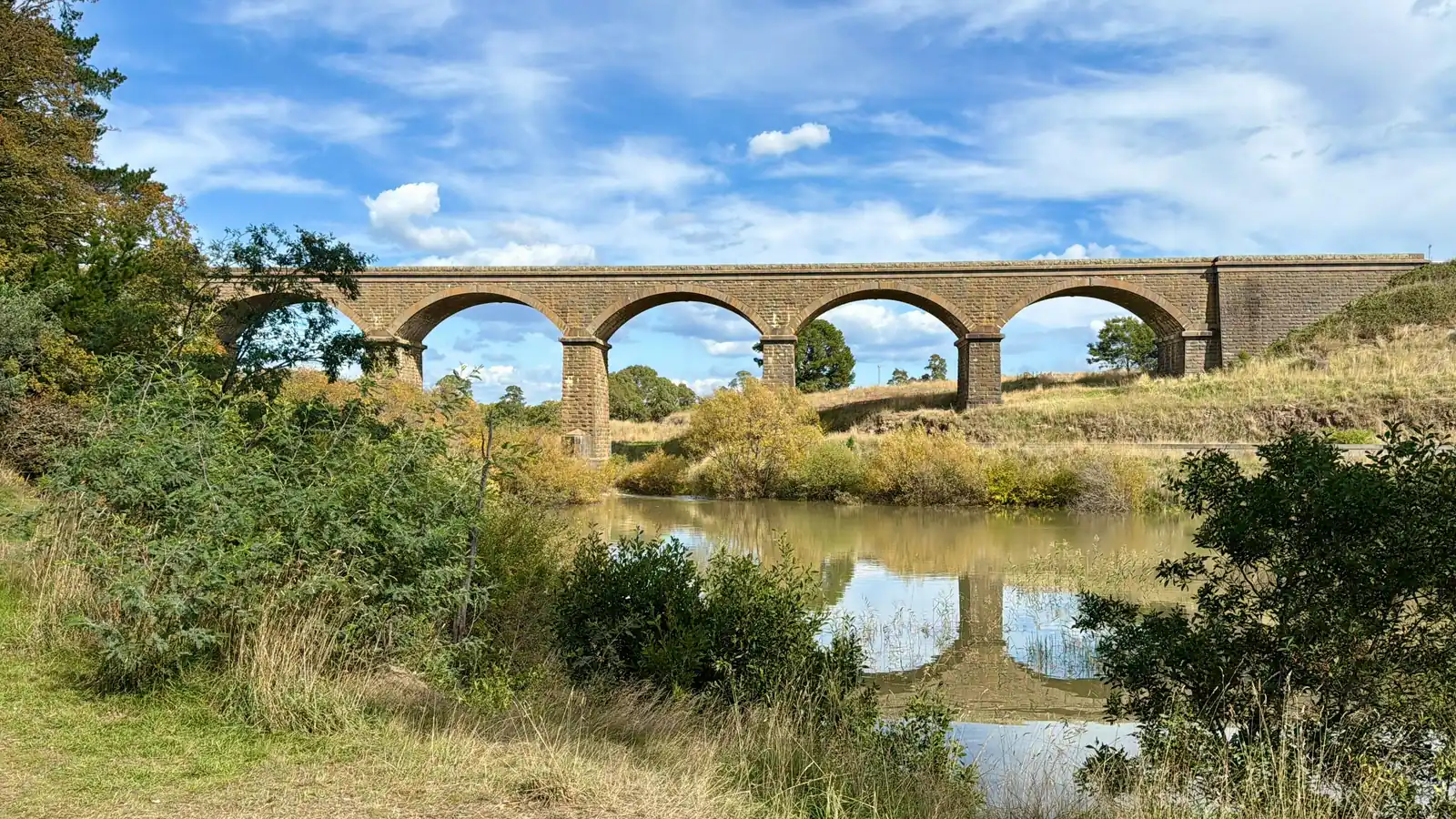 A scenic budget day trip destination reachable by train from Melbourne