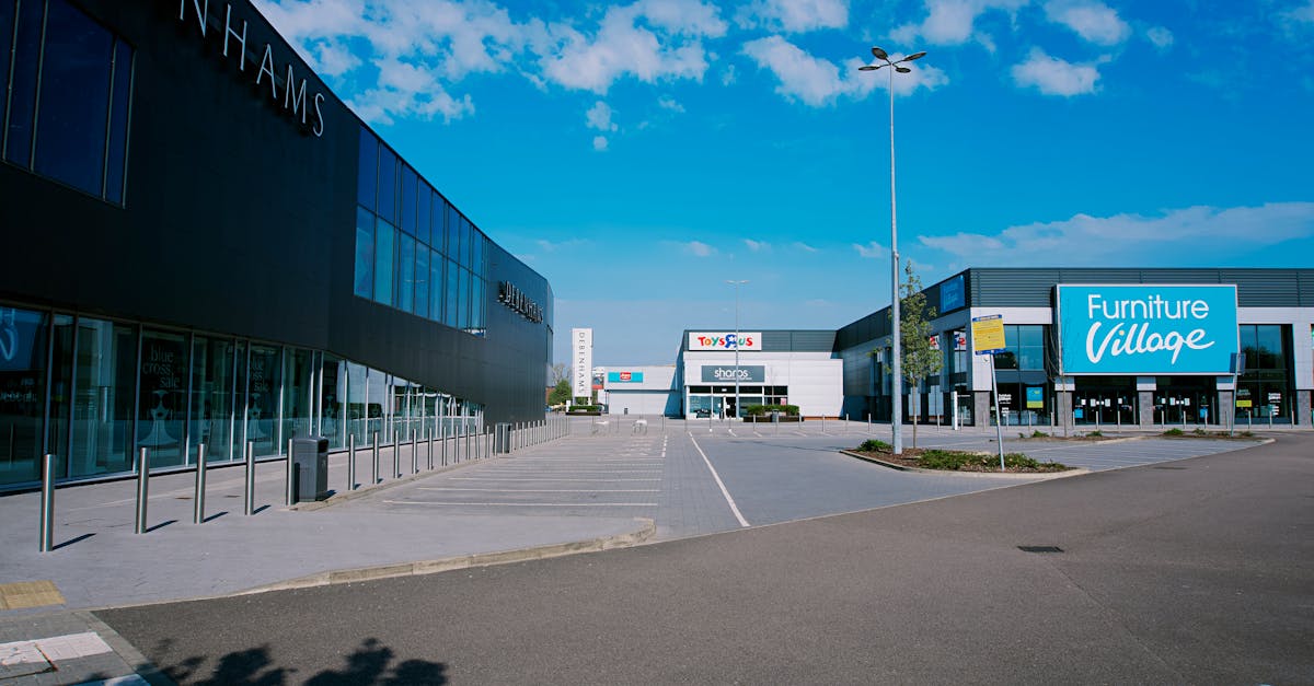 Free shopping centre parking