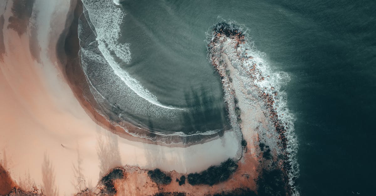 Aerial view of Port Phillip Bay beaches