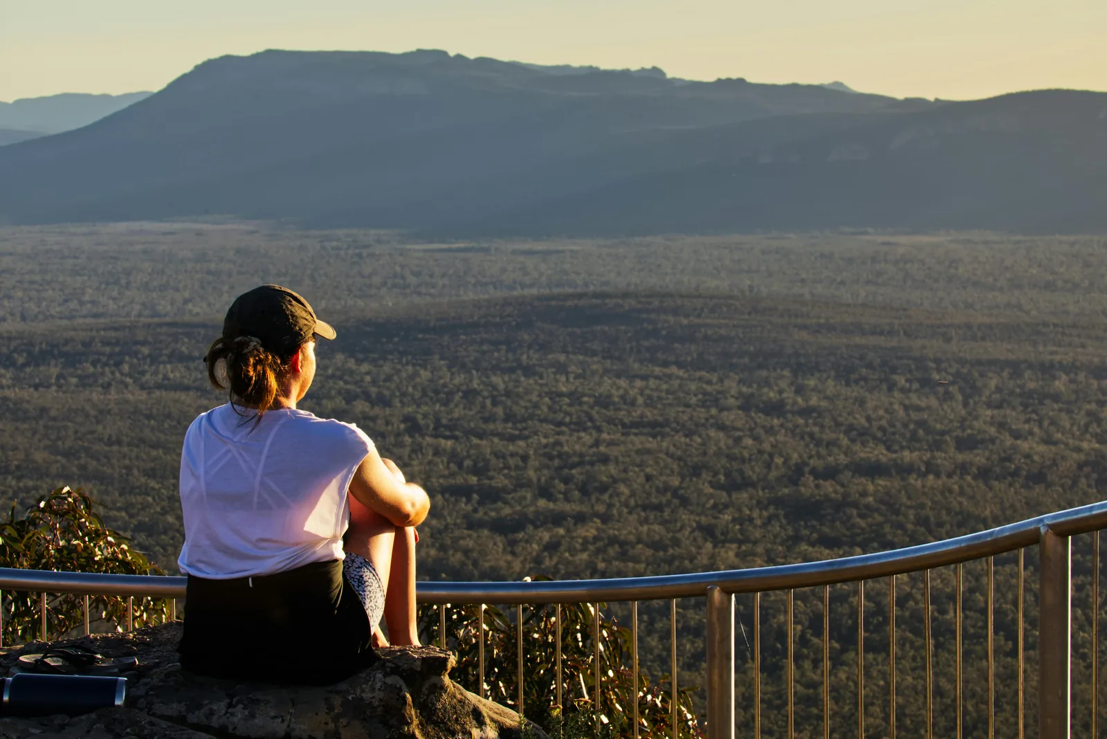 View from The Pinnacle lookout over the Grampians and Halls Gap