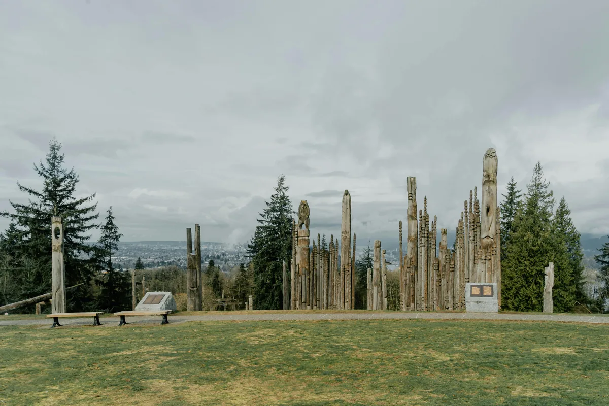 Indigenous public art installation at Birrarung Marr in Melbourne