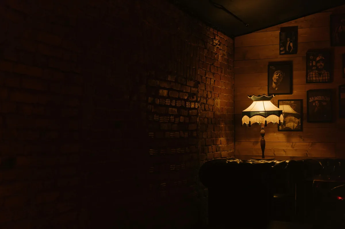 The cosy interior of a hidden Melbourne laneway bar