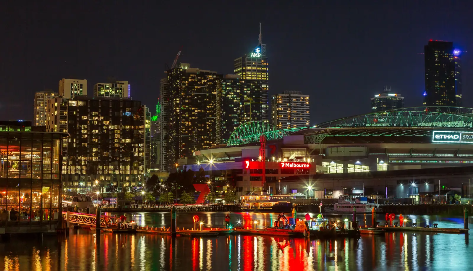 Melbourne city decorated for Christmas in summer December