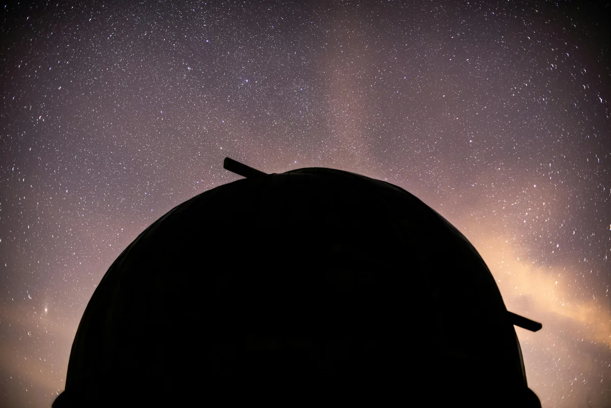 The domed Melbourne Planetarium theatre at Scienceworks