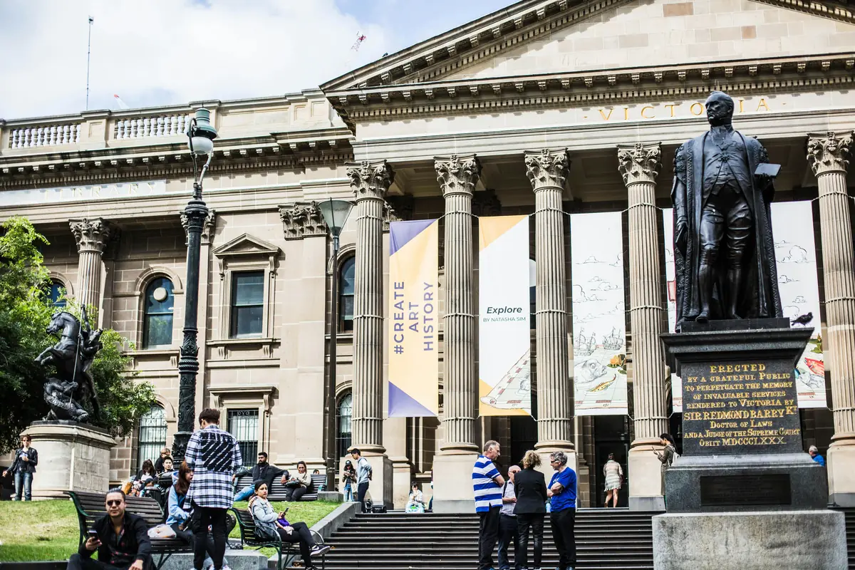The National Gallery of Victoria in Southbank, Melbourne
