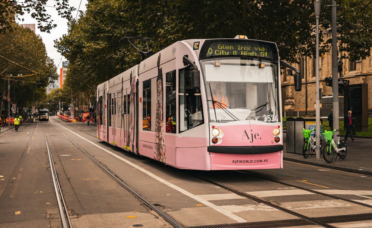 A leafy Melbourne street in autumn