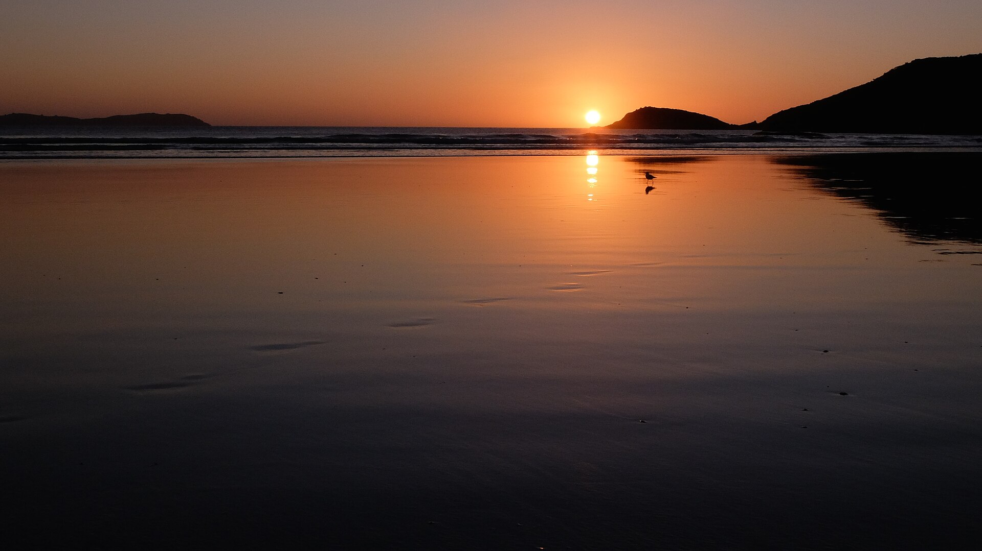 Sunset over Squeaky Beach at Wilsons Promontory National Park